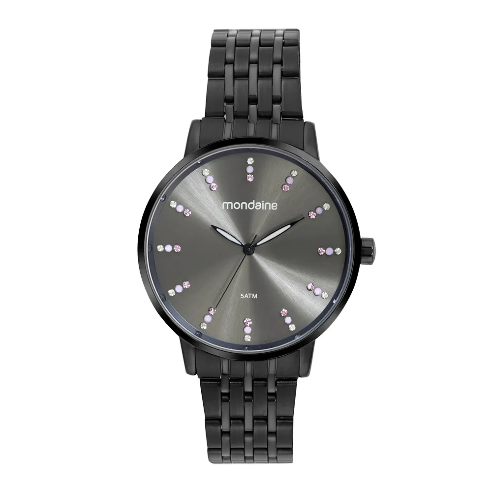 mondaine preto cristal